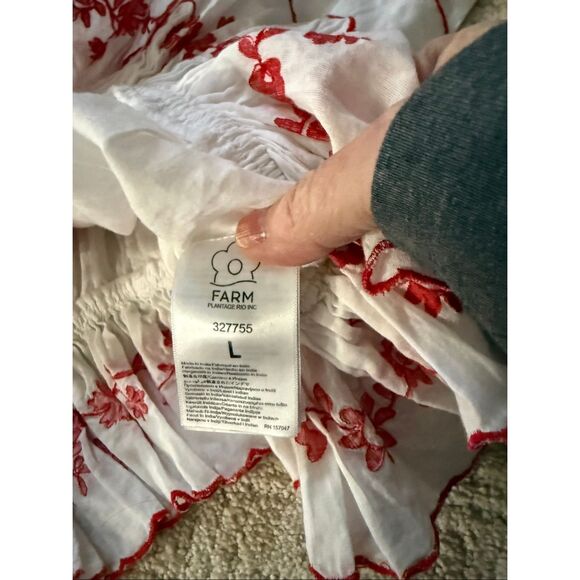 NWT Farm Rio Long Sleeve Embroidered Blouse - Picture 8 of 10